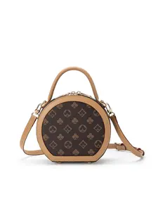 Women's Fashion Versatile Small Round Bag, Handheld or Crossbody, Perfect Accessory for Daily Wear, Stylish and Practical