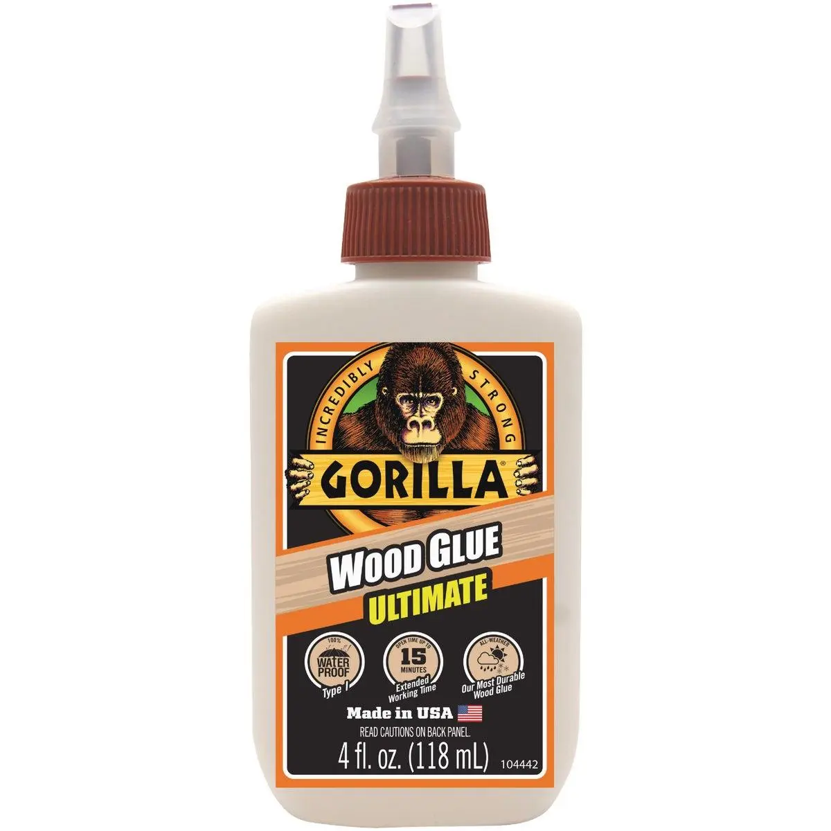 Gorilla Glue 104397 4 oz Natural Wood Ultimate Wood Glue Gorilla Glue 104397 4 oz Natural Wood Ultimate Wood Glue