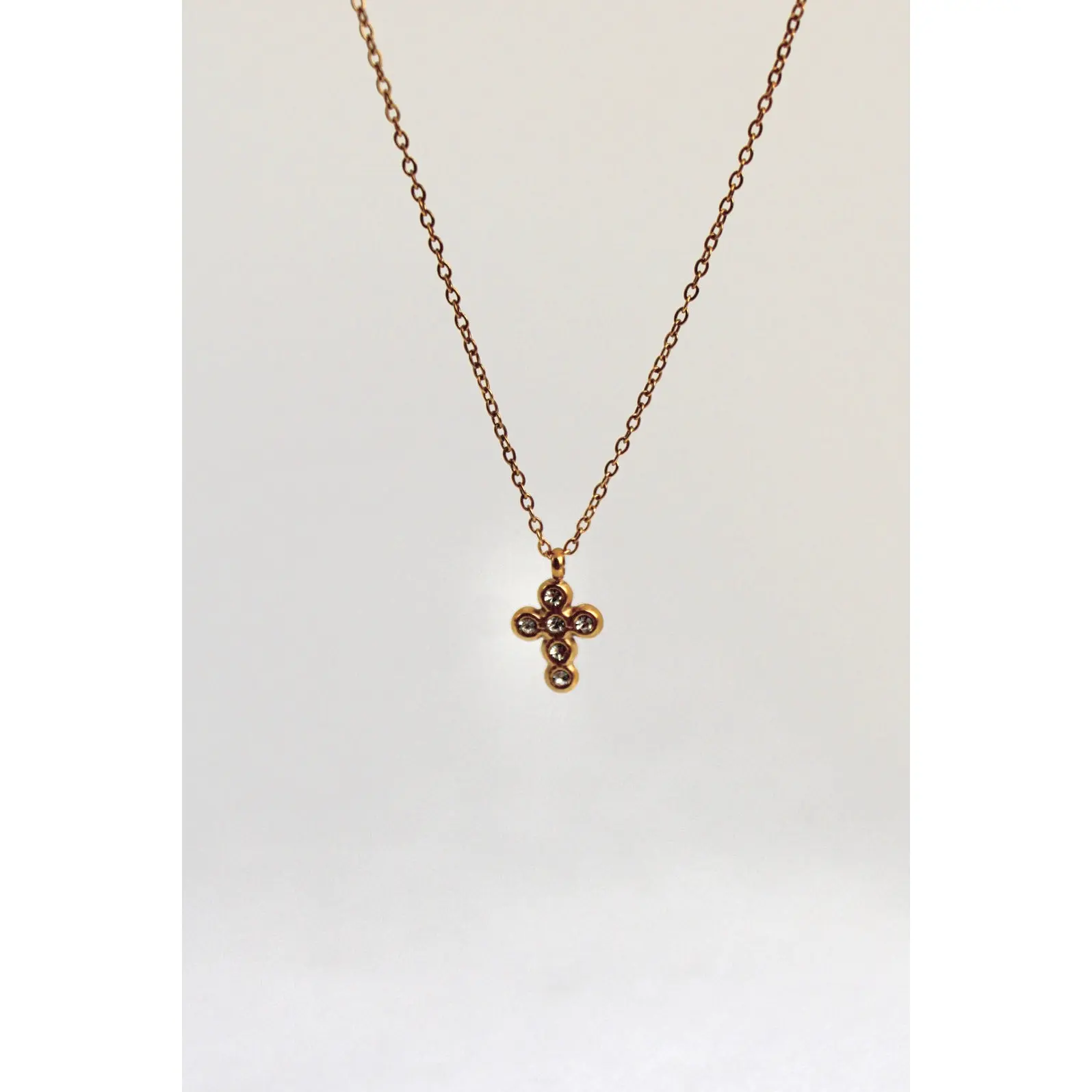 Danya Diamond Cross Necklace