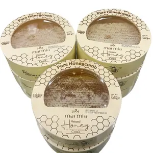Marmia Natural Honey - Pure Honeycomb, Sweet and Delicious Flavor