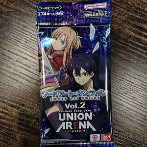 union arena japanese sword art online tcg booster pack