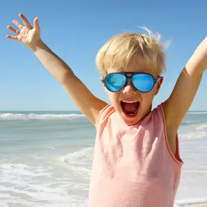 Youth Blue Goose Color-Changing Sunglasses - Gray to Blue