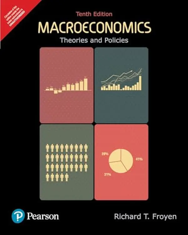 Used Froyen Macroeconomics Paperback Book - Pearson, Soft Covers, 1.25 lbs, Comprehensive, Detailed, Unbiased View, Economic Theories, Modern Challenges, Economic History, English Edition