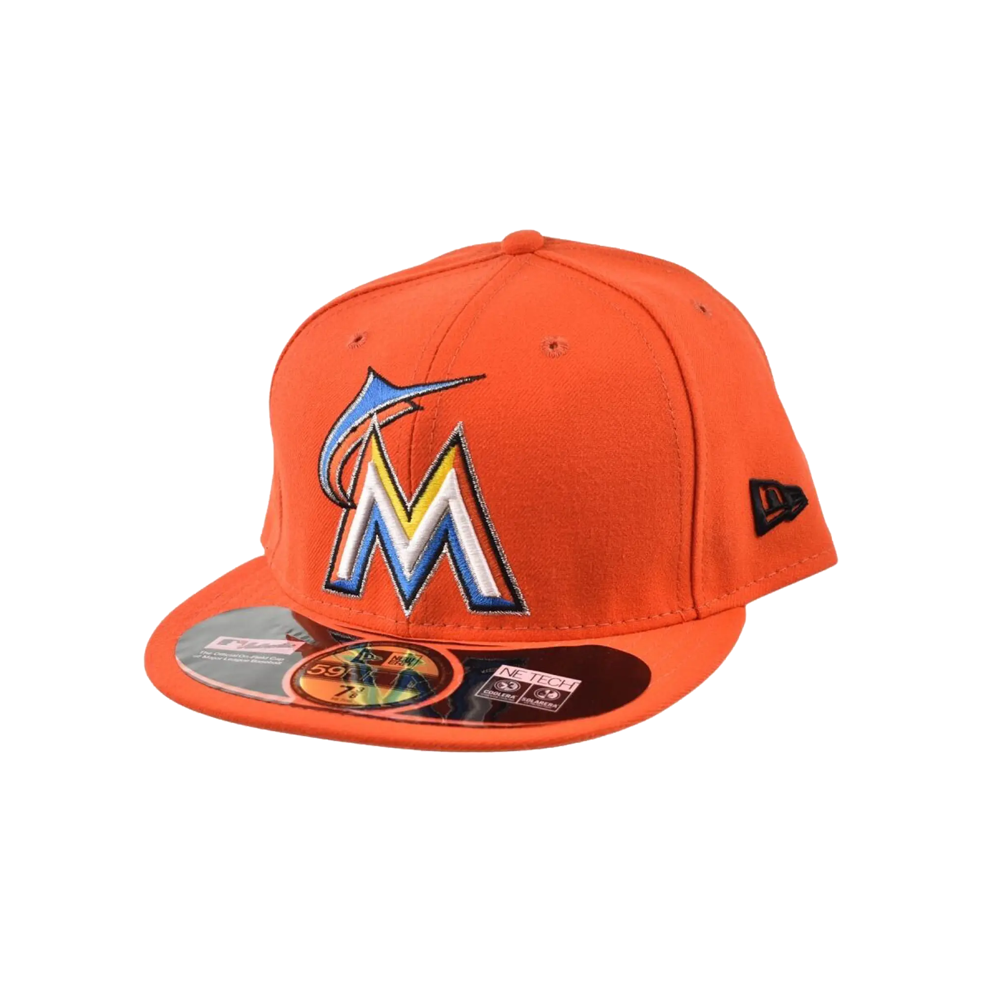 59FIFTY Miami Marlins Fitted Hat "Orange" 70360936