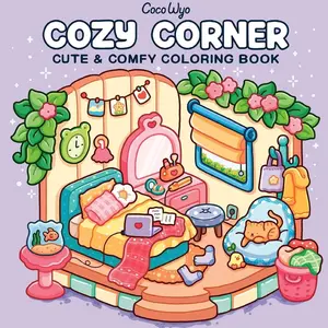 Cozy Corner: Coloring Book for Adults and Kids (Cozy Spaces Coloring)   Paperback – March 18, 2025
