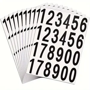 5pcs Numbers Stickers Mailbox Numbers Self Adhesive Vinyl Numbers for Residence and Mailbox Signs Sticker Decals
