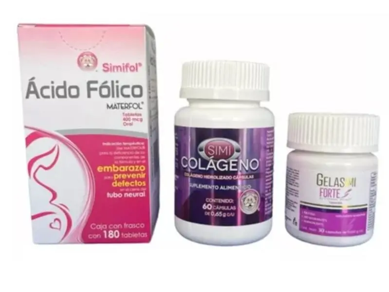 Materfol + Simi Colágeno + Gelasimi Forte – Edible Supplement Trio (Tablets & Capsules) Materfol + Simi Colágeno + Gelasimi Forte – Edible Supplement Trio (Tablets & Capsules)