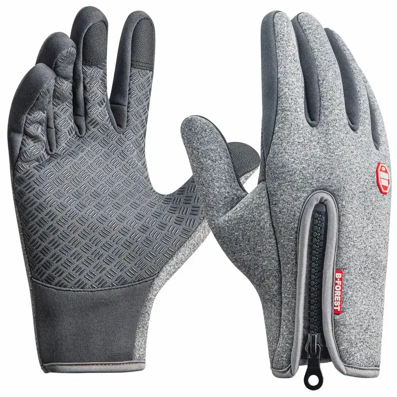 Winter Warm Gloves for Men and Women, with Windproof and Waterproof Features, Sensitive Touch Screen Texting Fingers for Work, Cycling, Driving