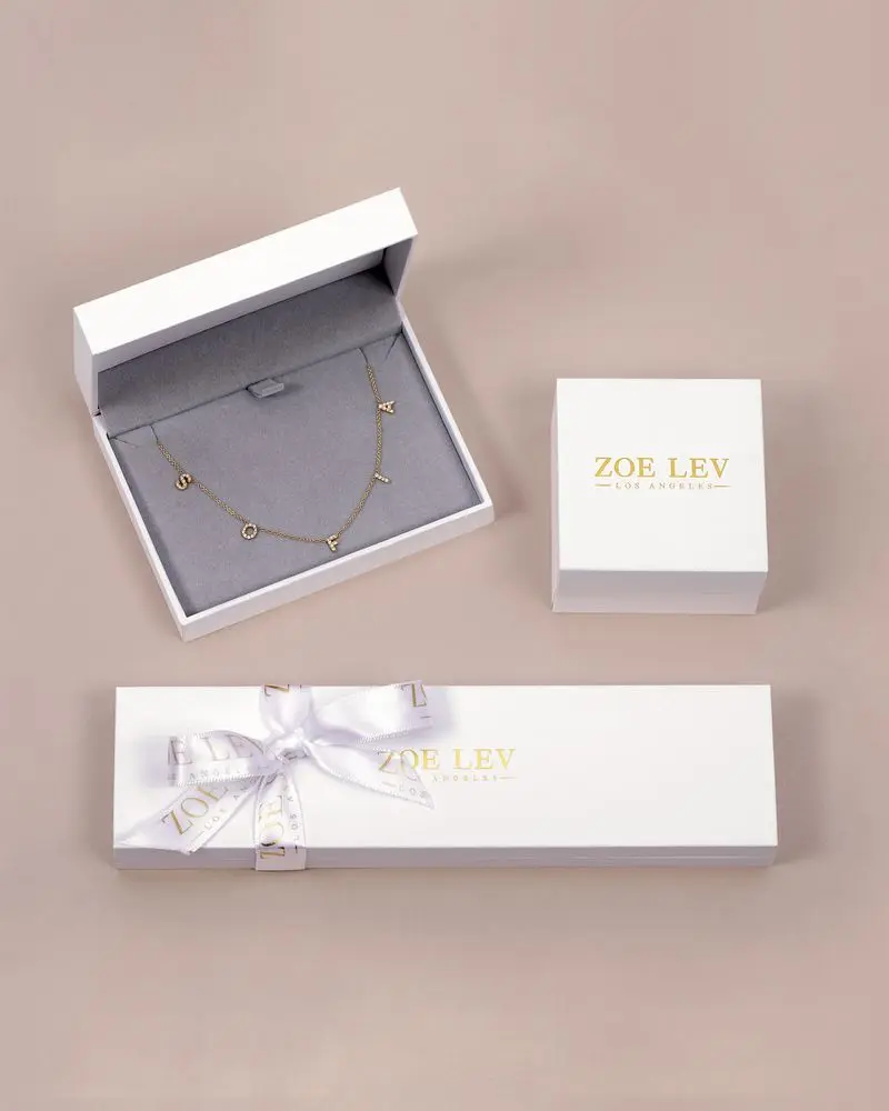 Open Link Segment Chain Necklace