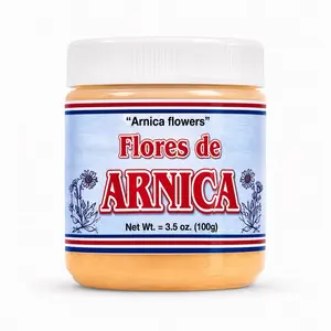 Flores de Arnica Ointment 3.5 oz – Herbal Arnica Relief Salve for Muscle Pain, Bruising & Skin Soothing Care