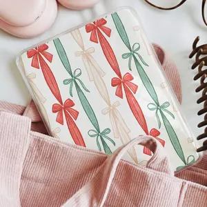 Christmas Bows Kindle Clear Case Insert, Decorative Cardstock for 11th & 12th Generation Paperwhite Colorsoft BW35T