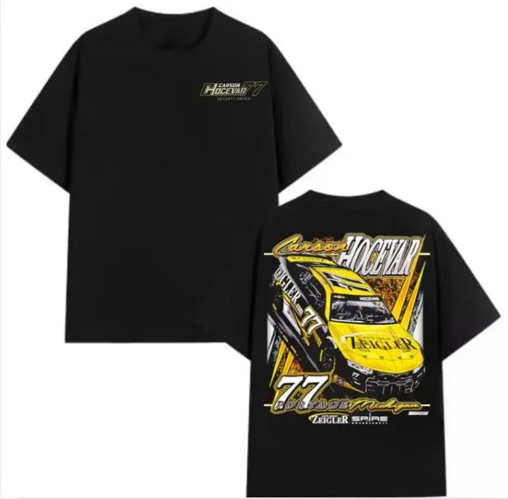 Carson Hocevar Racing T-Shirt, Zeigler 77 NASCAR Tee for Speed Fans, Race Day Streetwear, and Motorsports Lifestyle Lovers men  graphic  tees graphic  tee funny  tshirt