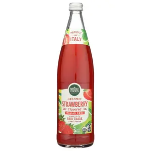 WHOLE FOODS MARKET Organic Strawberry Flavored Italian Soda, 25.4 FZ