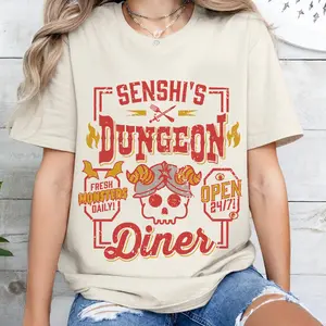 Delicious in Dungeon Shirt, Shenshi Dungeon Dinner Shirt, Funny Anime Tee, Unisex Cotton Gift, Anime Merch