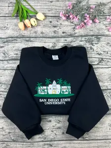 San Diego State University Embroidered Sweatshirt/Hoodie