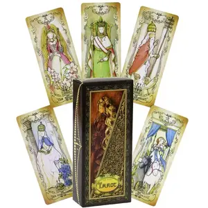 Tarot Card Game, 78pcs/box, Casual Party Game Card, English Tarot Card Game for Teens, Adults, Family, Friend, Tarot Card Decks