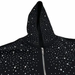 Synth official Rhinestone hoodie zipup
