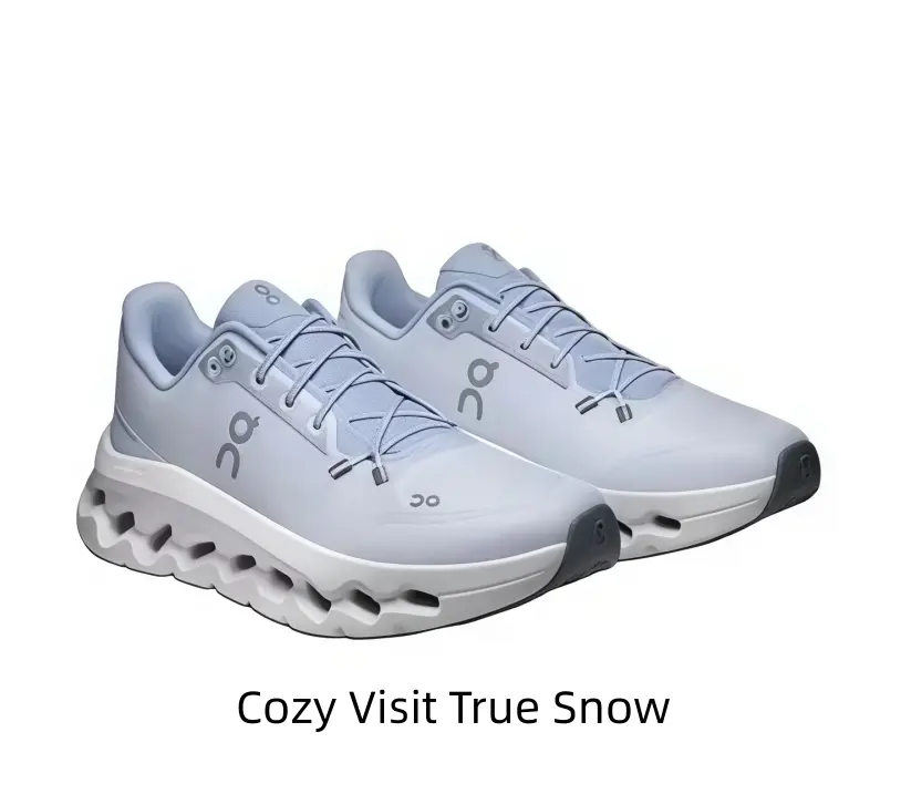 Unique Wave Multi-Hollow Pale Baby Blue White Platform Running Sneakers Unisex, Breathable Tight Knit Mesh Upper & Anti Slip Rubber Outsole #RunningShoes #WalkingSneakers #CushionTrainers