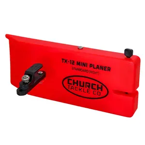 TX-12 Mini Planer by Church Tackle for Fishing Crappie, Walleye, Striper, and More - Perfect for Anglers (#30500 & 30510)