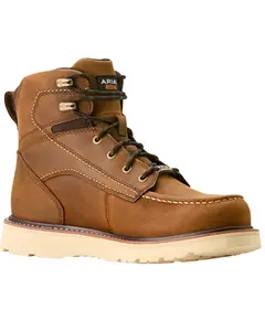 Ariat Men's Men'S 6" Wedge Rebar Waterproof Moc Work Boot Soft Toe - 10053614