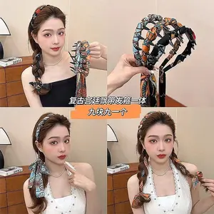Summer Bowknot Braided Hairband for Women, High-end Luxury with Teeth, Hair Hoop, Hair Clip, High Crown Headwear Wholesale