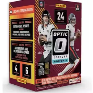 2024 Pani ni Don Russ  Opt ic Foot ball   Blaster Box (Pink Parallels!)
