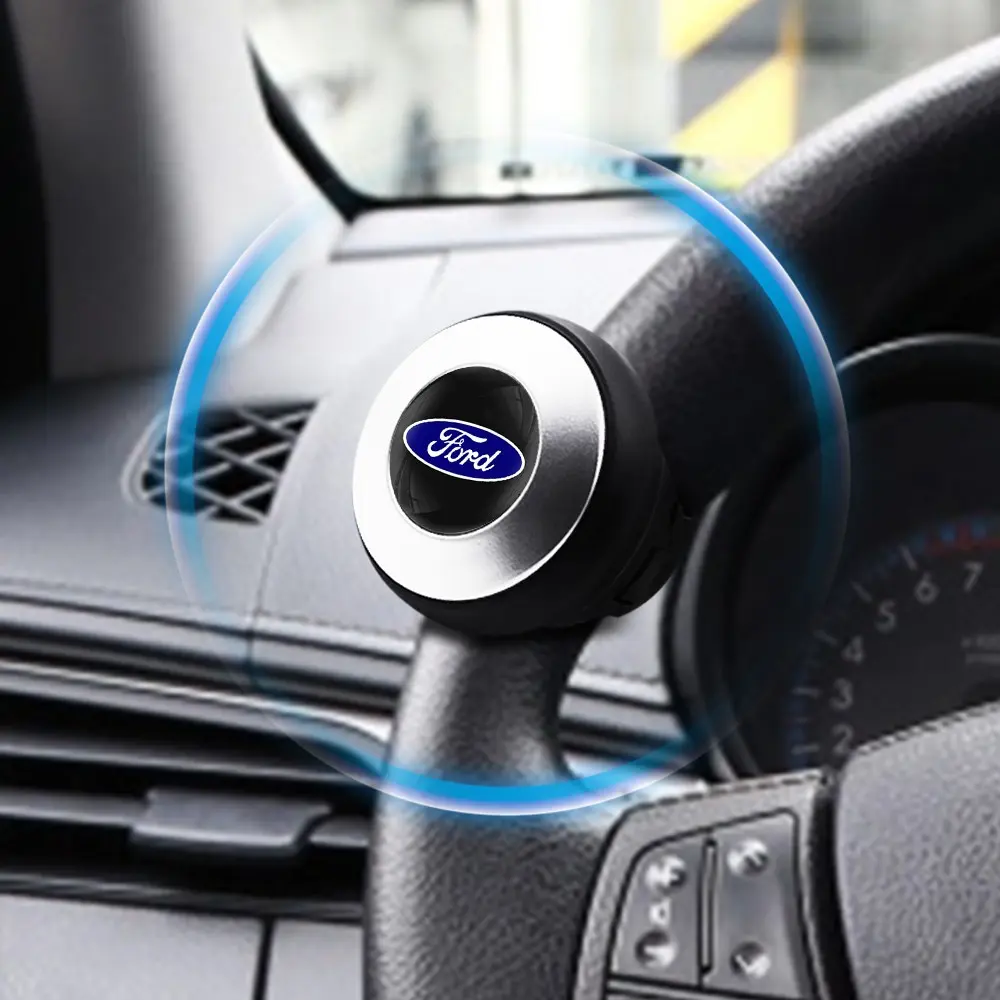 Ford Car Steering Wheel Assist Ball, Smooth 360° Rotation Handle, Easy Steering, Effortless Steering, Enhance Stability, Reduce Arm Fatigue, Improve Driving Comfort and Driving Experience, Durable Interior Accessory with Reliability and Longevity