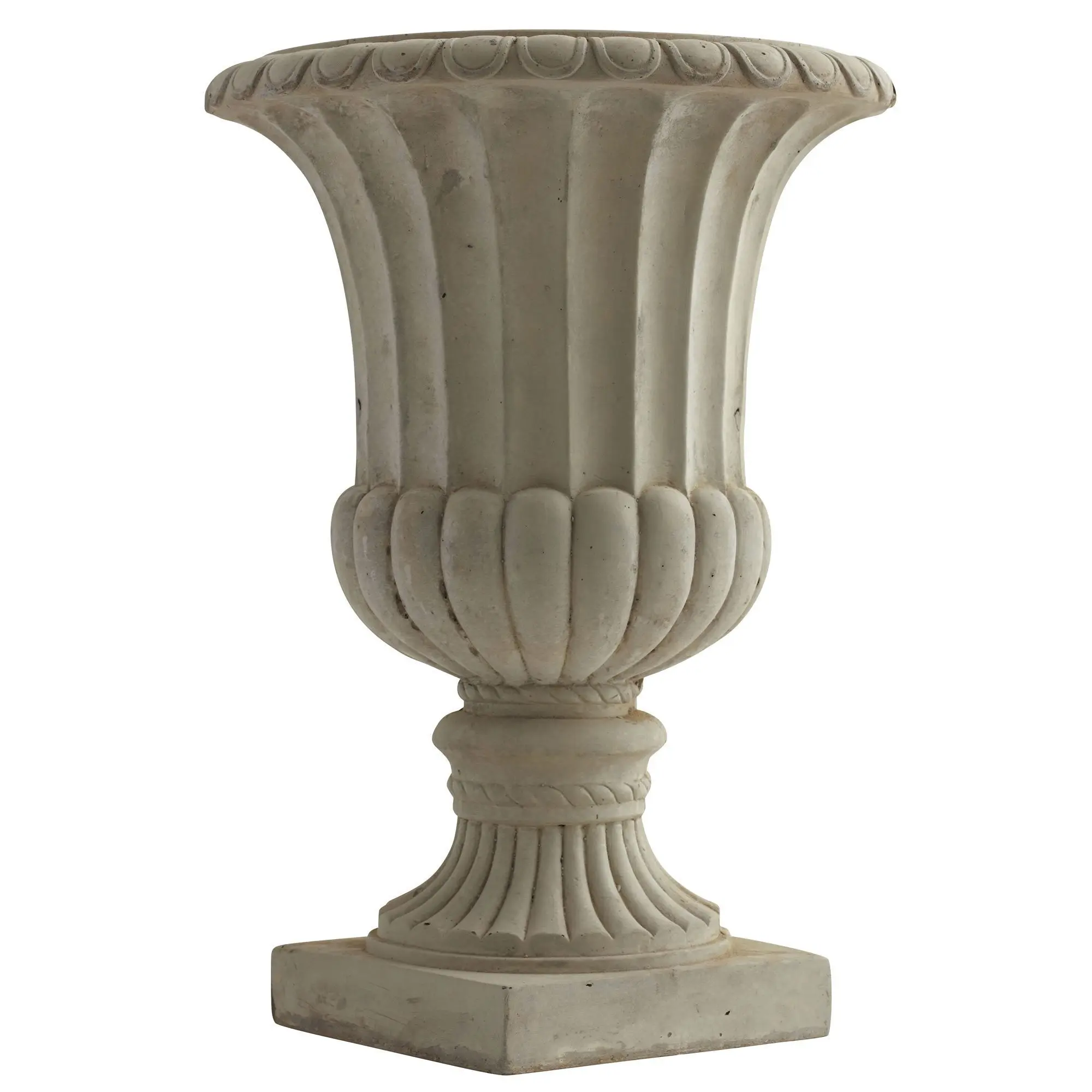 16” Slate Urn Planter (Indoor/Outdoor), Planters For Outside, Indoor Planter Pots