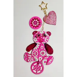 Handpainted GEAR BEAR Artisia Girls Backpack Charm