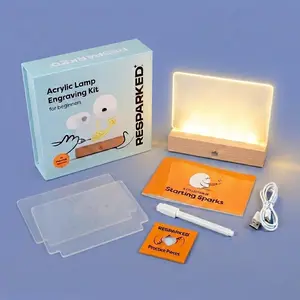 Project Kit: Engrave an Acrylic Lamp - Art & Craft Kit