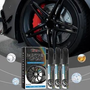 Black Car Wheel Hub Scratch Repair Pen, Car Paint Scratch Removal and Repair Touch-up Pen