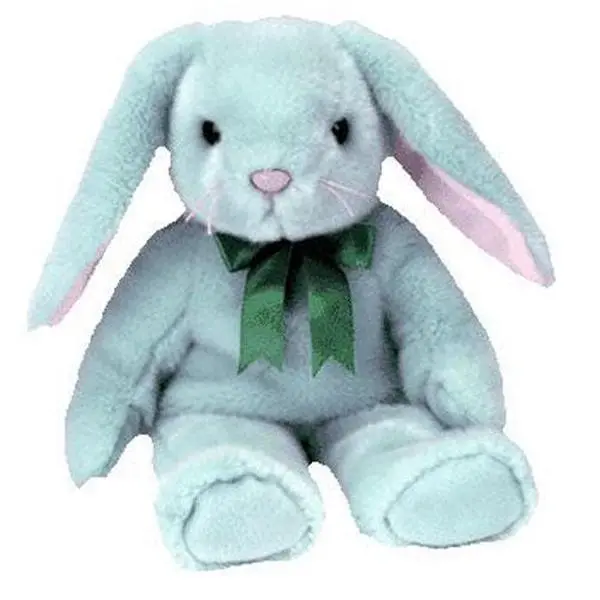 TY Beanie Buddy - HIPPITY the Green Bunny (14 inch) - MWMTs