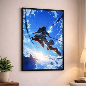 L.A anime inspired AOT Poster