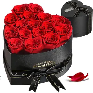 🌹 16 Forever Roses Gift Box – Preserved Flowers for Her 💖 Auoasl