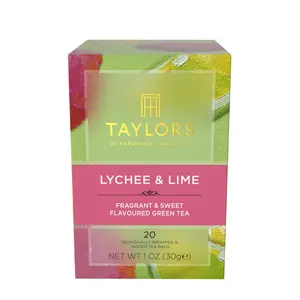 Taylors of Harrogate Lychee & Lime Green Tea, 20 Teabags