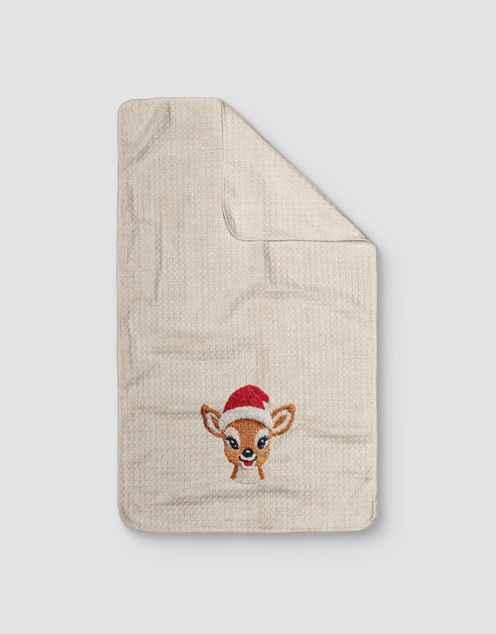 Vixen Embroidery Rectangle Kitchen Tea Towel - 16x28in, Double-Sided Artwork Print, Quick-Dry, Water Absorbent Cleaning Cloth, Ideal Housewarming Gift