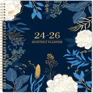 2024-2025 Monthly Planner - 18 Monthly Planner/Calendar 2024-2025, Jul 2024 - Dec 2025, 9‘’ x 11'', Monthly Tabs, Double-sided Pockets, Twin-wire Biding, Holidays, Notes Pages, Julian Dates