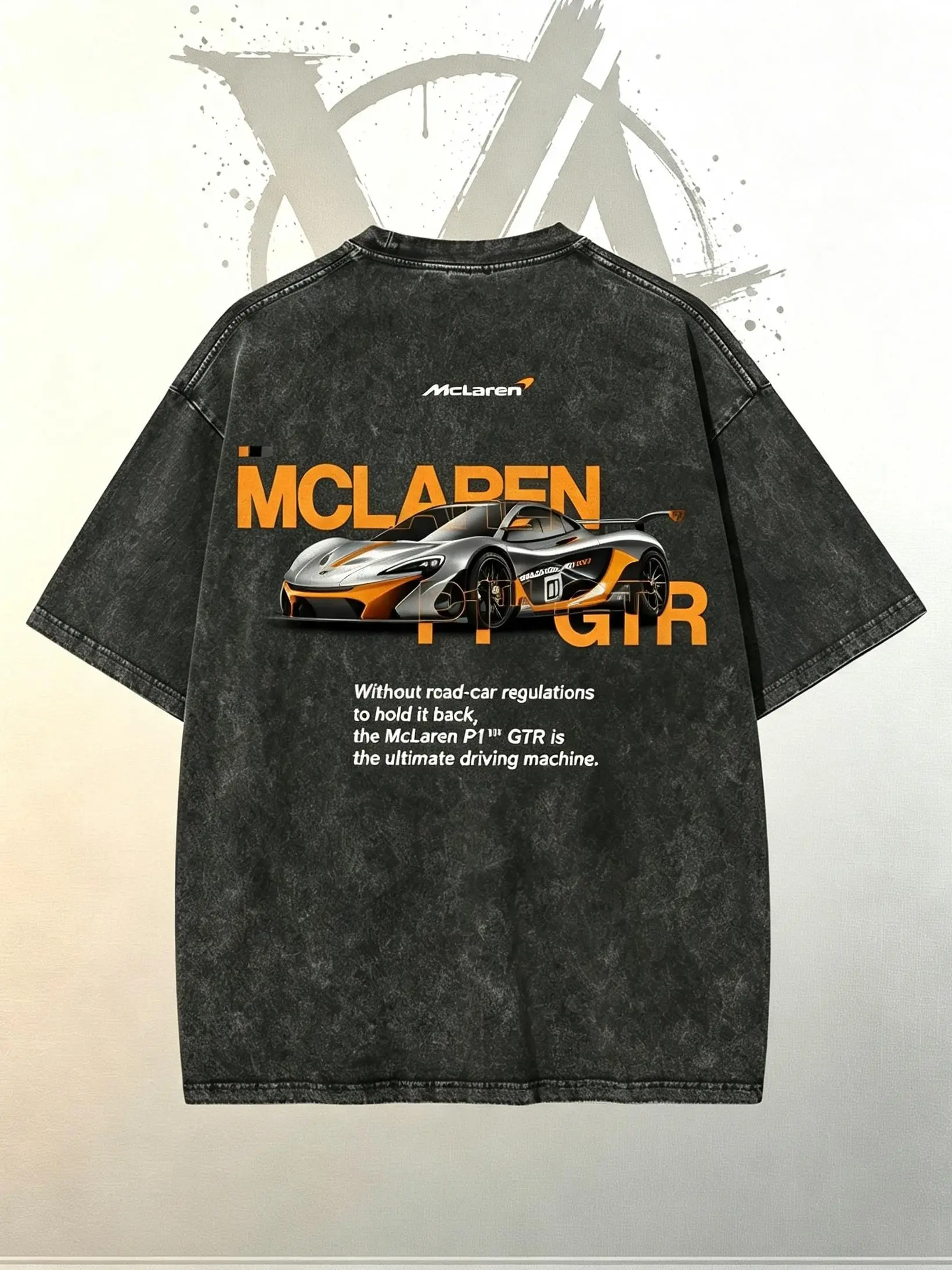 [AVT]supercar GT-R Unisex Fit Washed T-Shirt Oversized Streetwear,Performance car graphic tee Gift for Muscle Car enthusiasts,unisex racing play classic car show, muscle car guy meet part lover,casual regular fit car merch