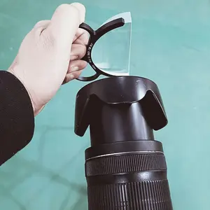 Handheld Half-Trail Camera Effect Filter, Photography Light Trail Dreamy Atmosphere Lens Accessory, Video Shooting Portrait Still Life Universal Handheld Filter Tool