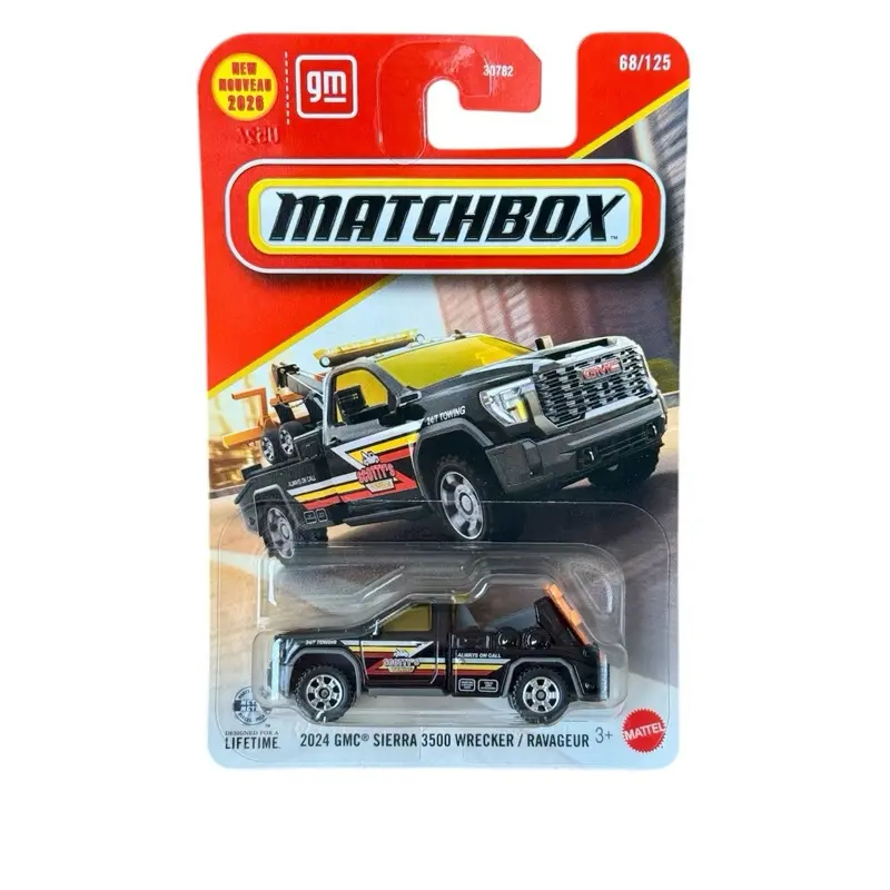 Matchbox 2024 GMC Sierra 3500 Wrecker Tow Truck 1:64 Diecast, Model Cars, Diecast Toys