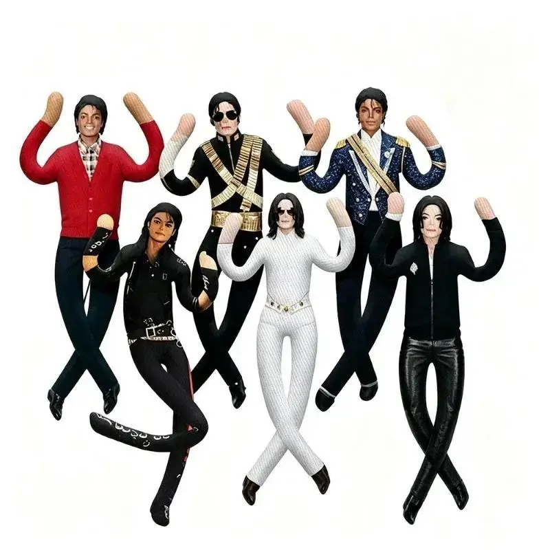 Michael Jackson Role-Playing Prop Doll, Plush Toy, Room Decor, Abstract Jointed Figure, Gift Item, Trendy Character Accessory