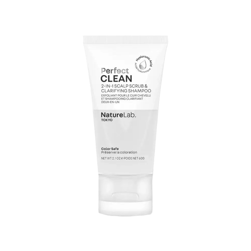 Perfect Clean 2-In-1 Scalp Scrub & Clarifying Shampoo Mini Haircare Travel Size Shampoo