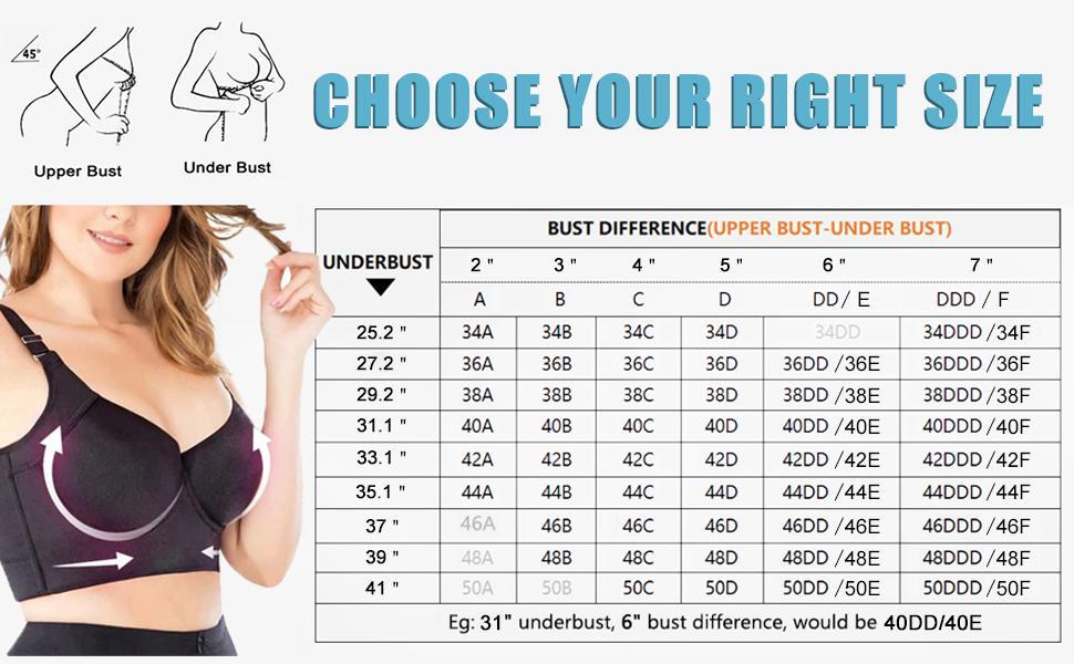 Fashion Deep Cup Bra Hides Back Fat Full Back Coverage Bra with Shapewear Incorporated Plus Size Push Up Sports Bra