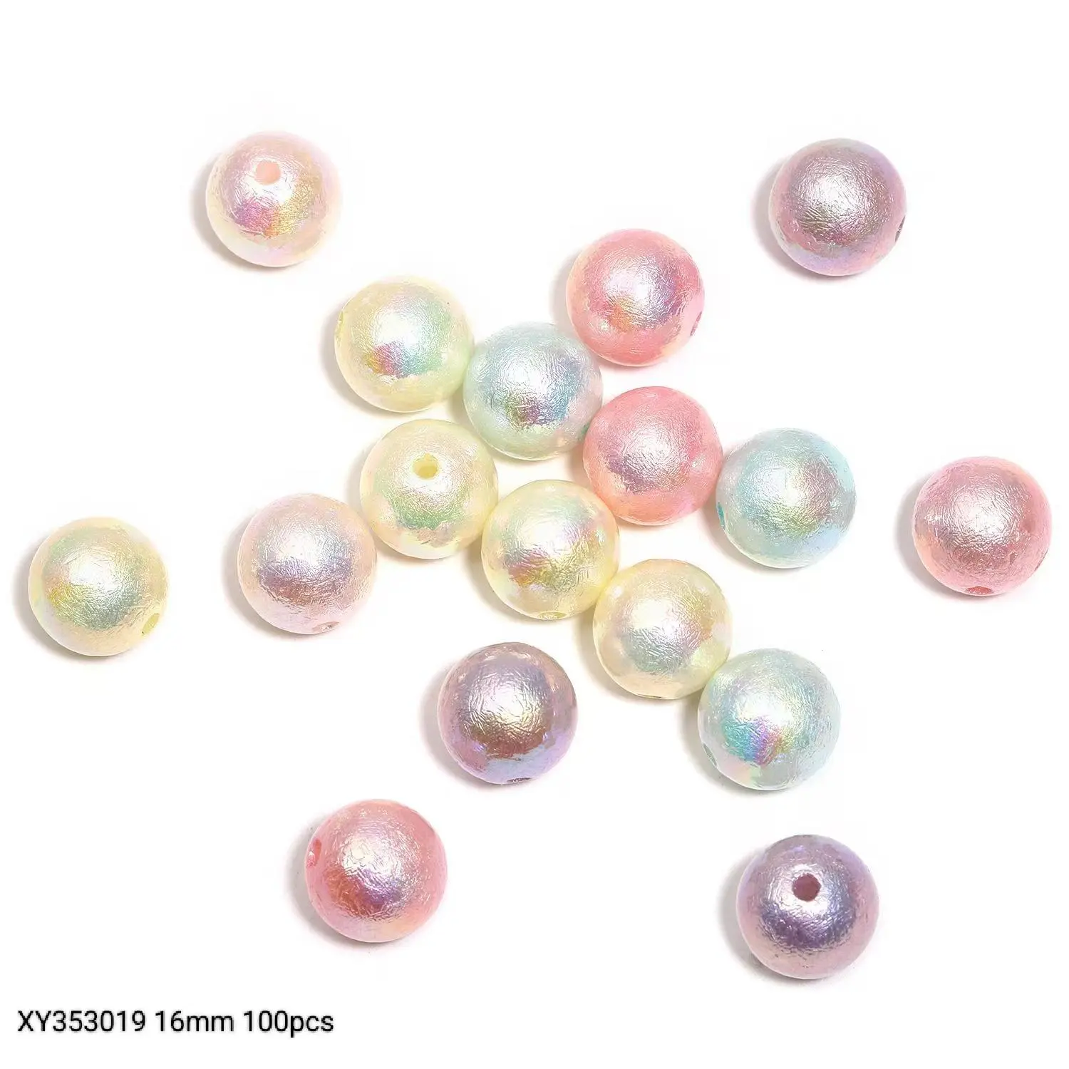 XY353019 16mm 100pcs Bumpy beads