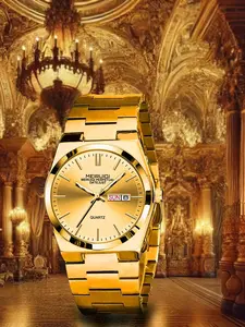 Men's Business Fashion Round Dial Analog Quartz Watch, with Box, Business Fashion Watches, Fashion Watch for Party, Daily Decor, Trendy All-match & Exquisite Watch for Birthday Gift