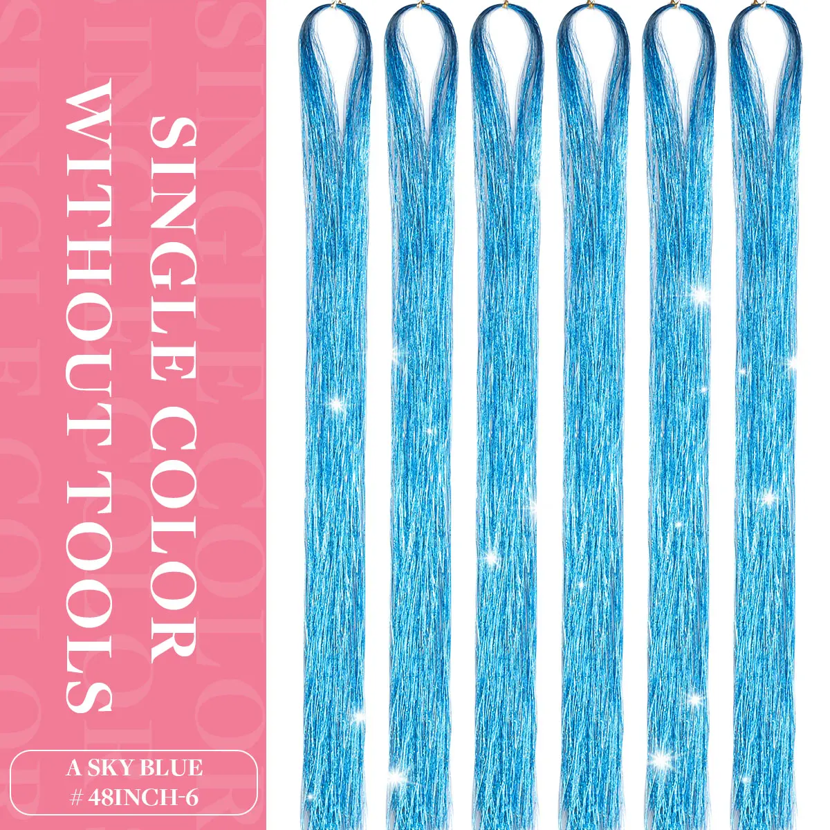 Only Tinsel Witout Tools- Sky Blue