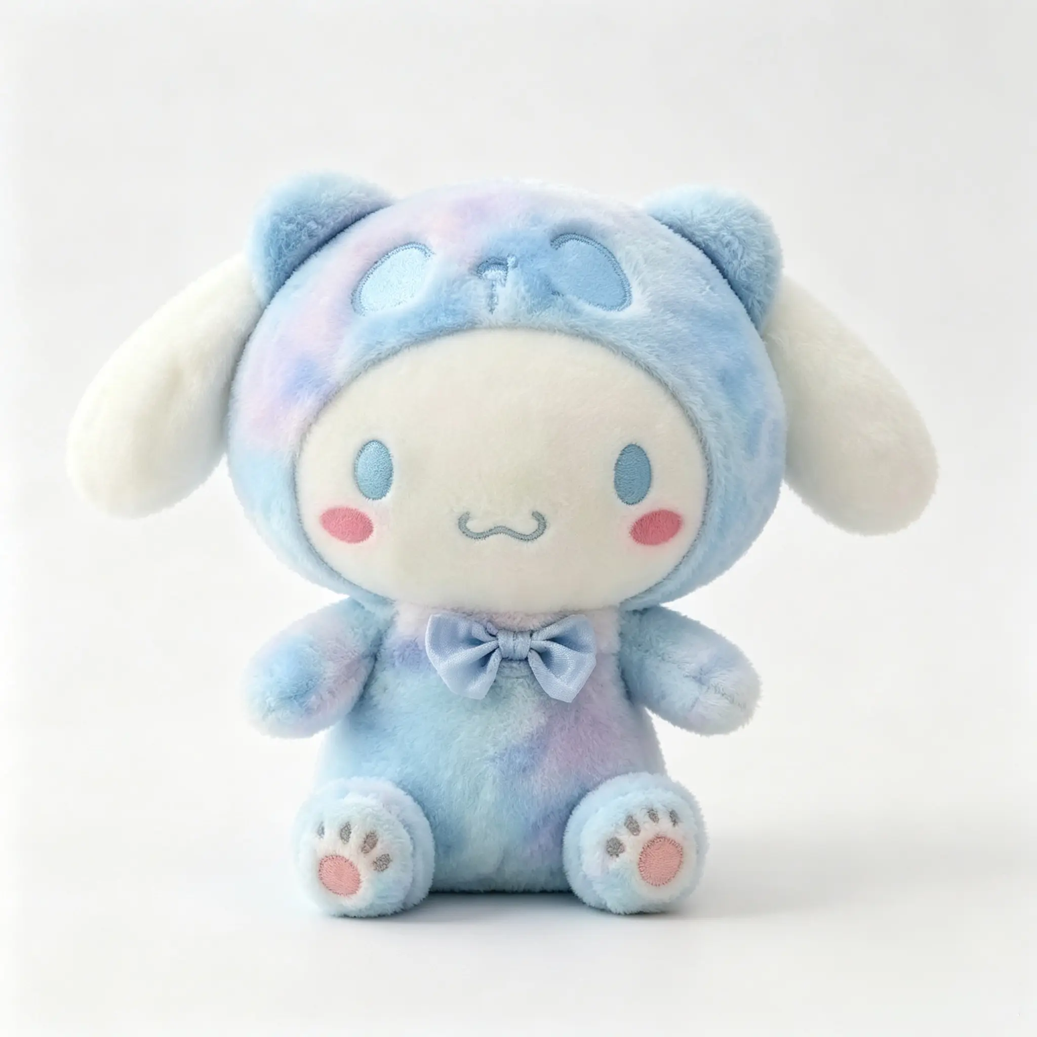 Cinnamoroll Colorful Plush Toy Official Sanrio Licensed 15.75 Inches Soft Fluffy Cartoon Stuffed Doll Cute Kawaii Collectible Figure Home Bedroom Decor Birthday Holiday Gift for Kids Teen Girls Women Sanrio Fans