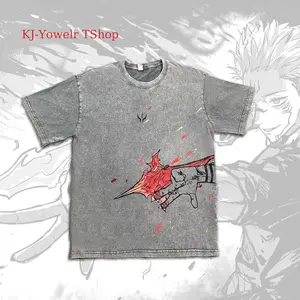 Ryomen Sukuna Fire Arrow Short Sleeve Tee, Jujutsu Kaisen Anime T-Shirt Unisex Anime Lovers Shirt,Graphic Anime Tee Manga Shirt Gift ForAnime Fan Y2K Aesthetic Tee Sweatshirt