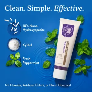 Whitening Toothpaste, Fresh Breath Formula, Natural Oral Care & Enamel Repair, Helps Remove Coffee, Tea & Wine Stains, Fresh Minty Gel, 3.5 Oz Tube (1 Pcs）