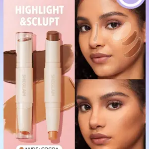 Dual Head Contour Stick - SHEGLAM Pearl & Sand 2 In 1 Color & Sculpt Highly Pigmented